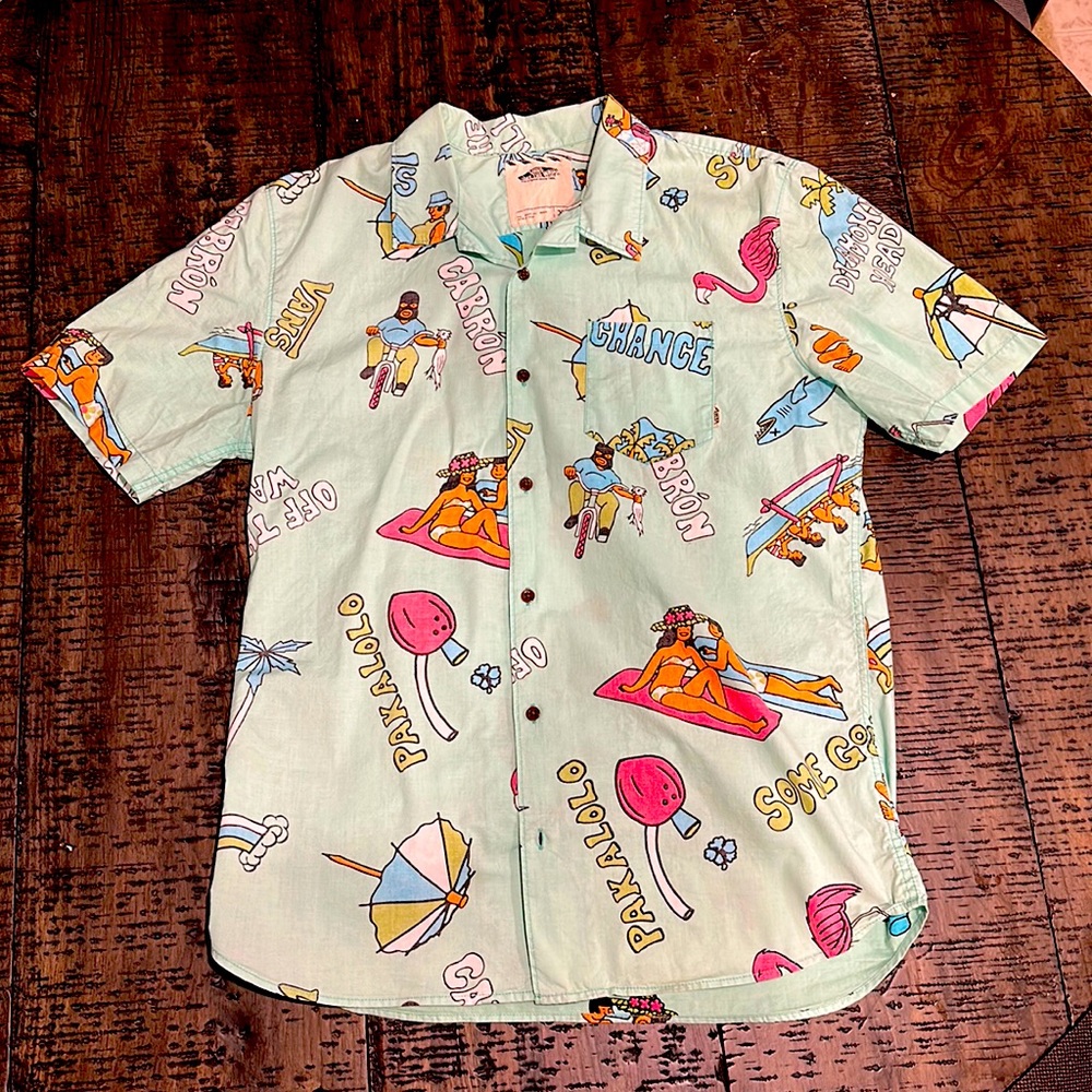 Rare Vans Late Night Reissue Hawaiian Shirt